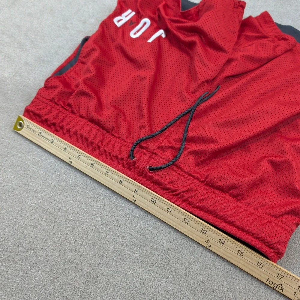 Jordan Mesh Basketball Shorts Mens Large Red Black Jumpman Athletic CV3098-687